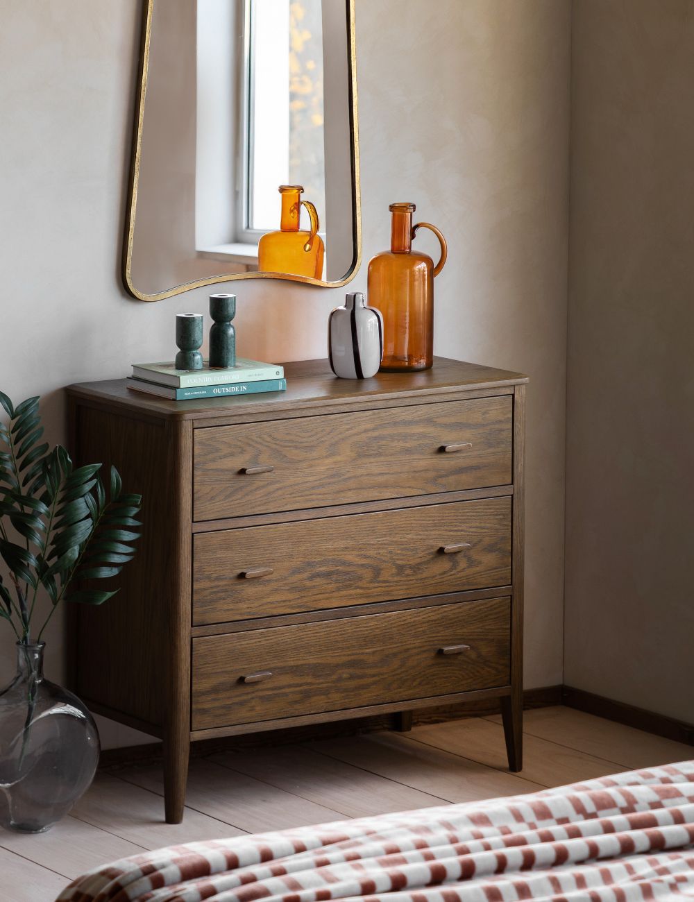 Dawson Dark Wood Chest of Drawers