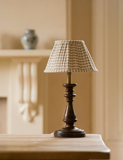 The Candleford Table Lamp in Walnut