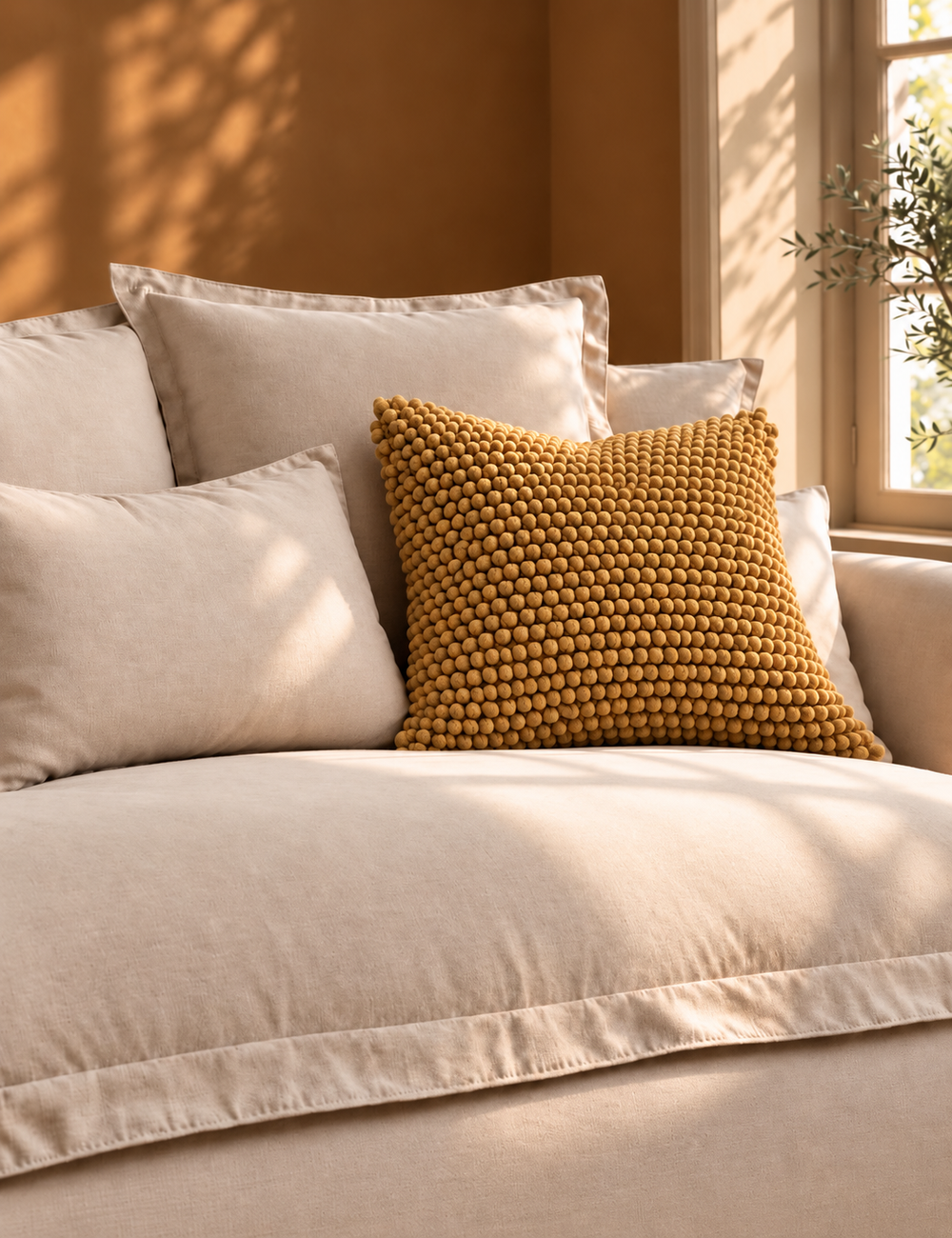 Ochre Pino Cushion