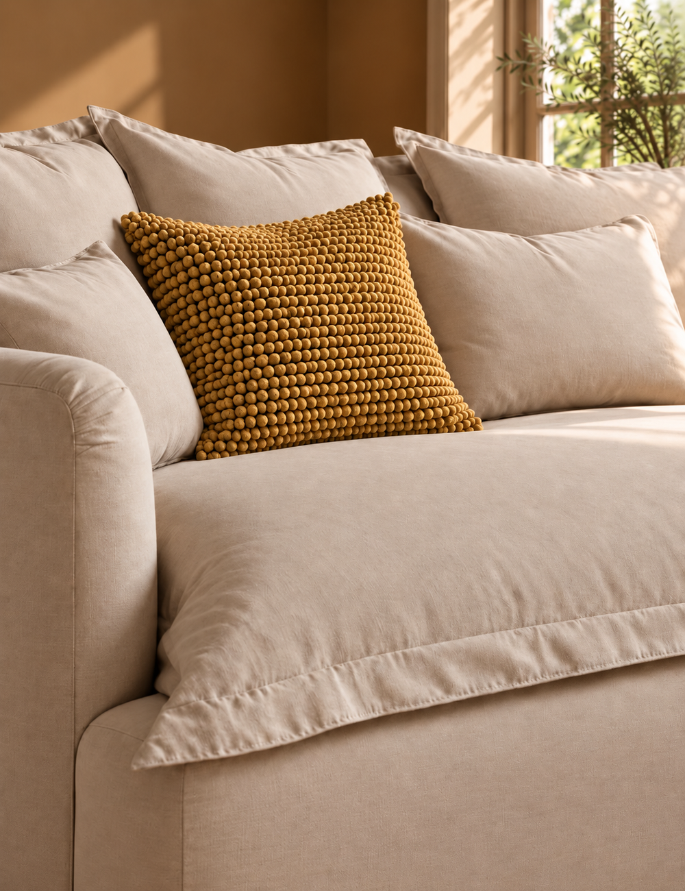 Ochre Pino Cushion