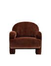 Romy armchair in brick