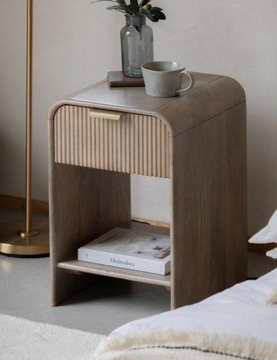 Carolina 1 drawer Bedside - Small