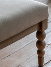 Frances Bobbin Upholstered Coffee Table