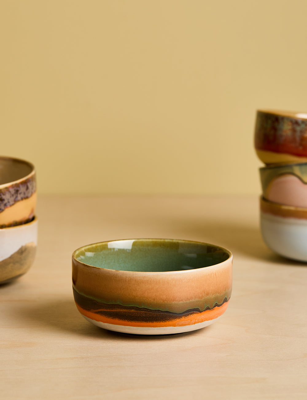 HKLIVING 70's Ceramics Burst Dessert Bowl