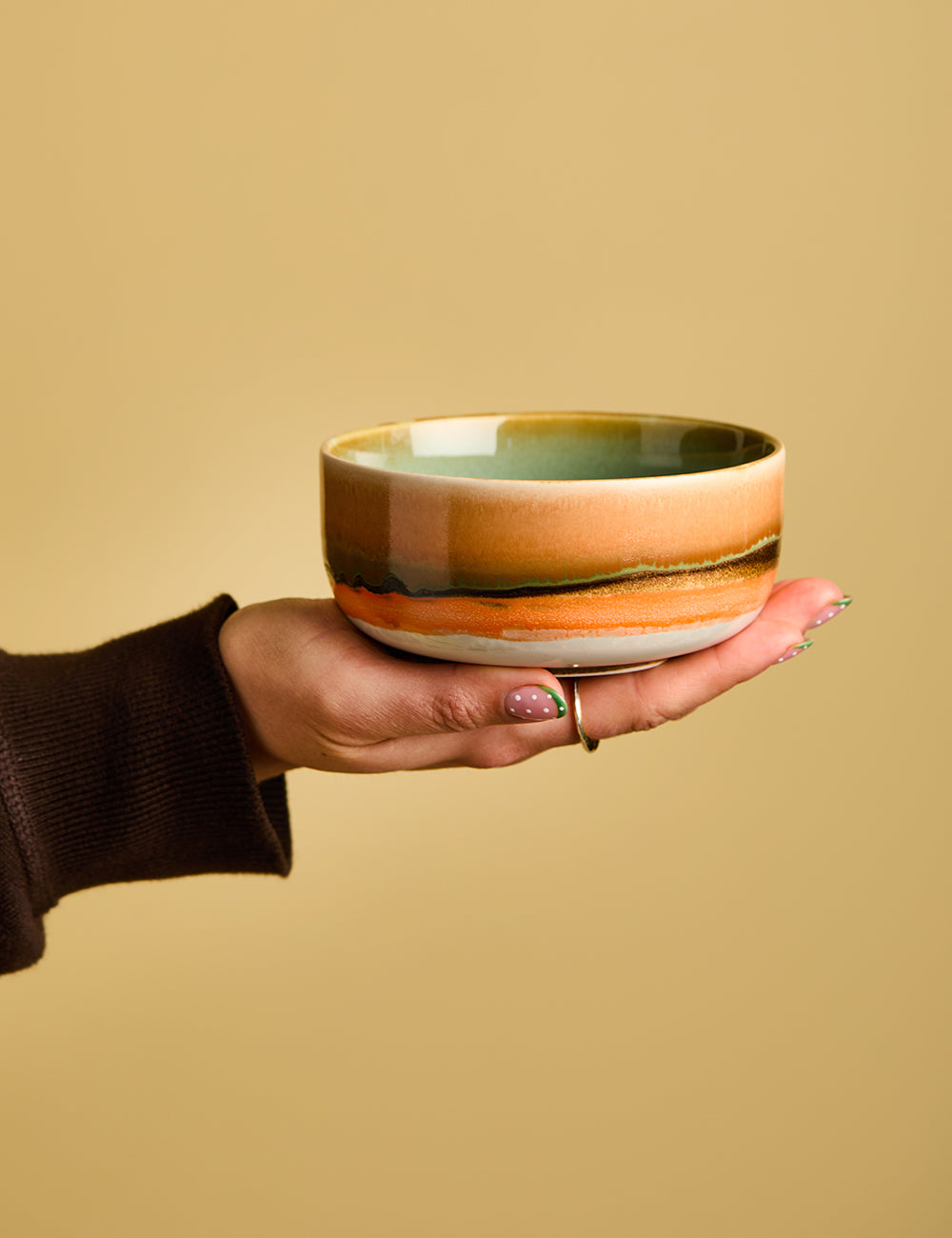 HKLIVING 70's Ceramics Burst Dessert Bowl