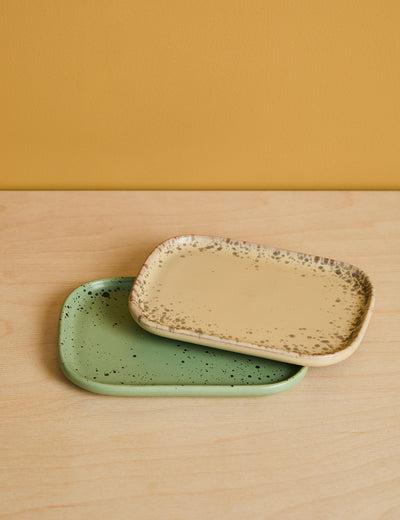 HKLIVING 70's Ceramics Crayon Trinket Trays (Set of 2)