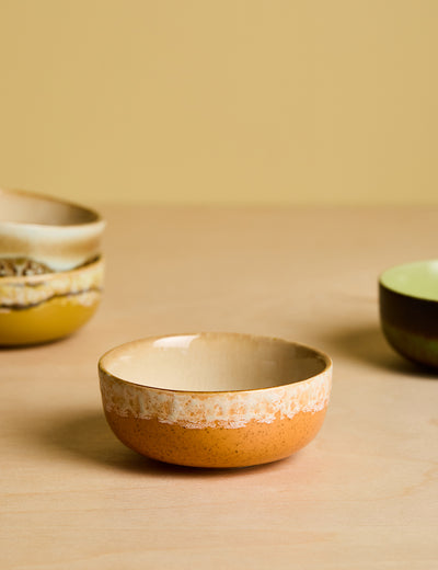HKLIVING 70's Ceramics Dunes Tapas Bowl