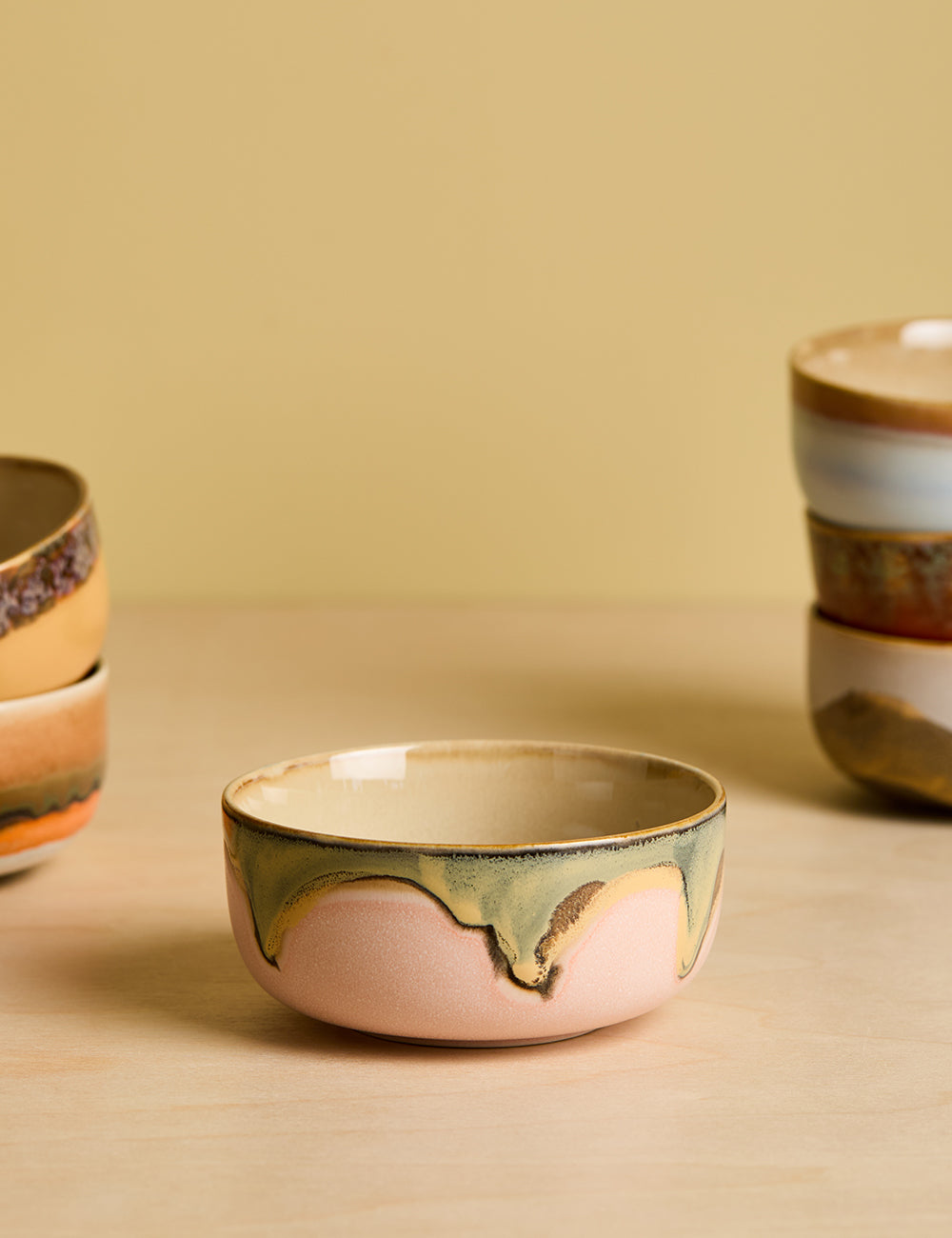 HKLIVING 70's Ceramics Gem Dessert Bowl