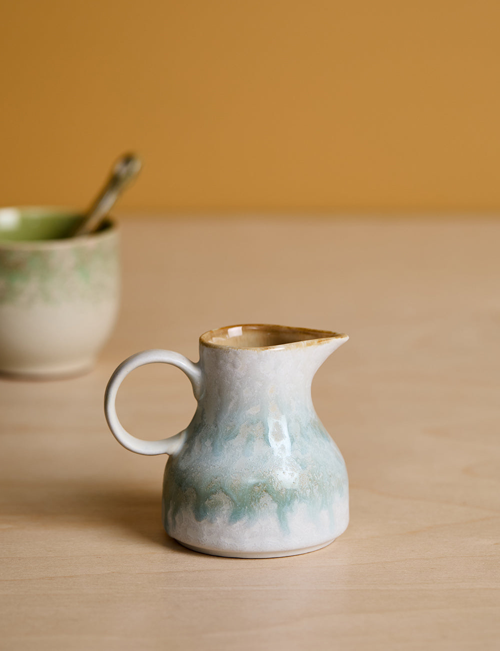 HKLIVING 70's Ceramics Petal Milk Jug