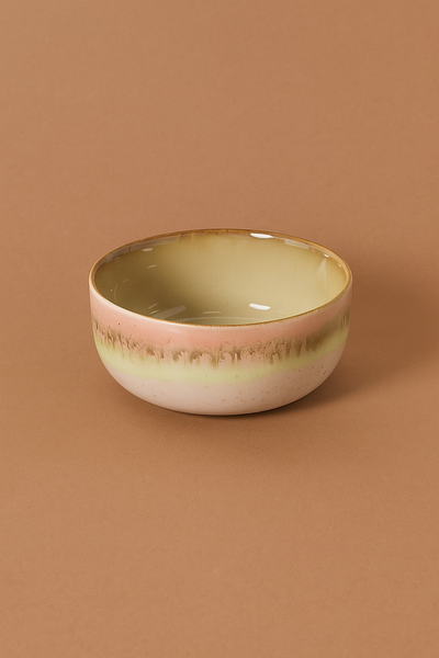 HKLIVING 70's Ceramics Glaze Dessert Bowl