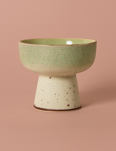 HKLIVING 70's Ceramics Lush Tapas Bowl on Base