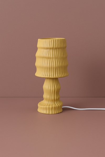 HKLIVING Ceramic Ochre Table Lamp