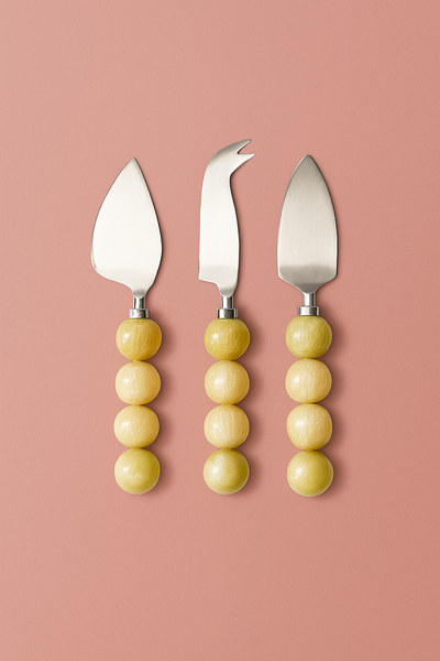 HKLIVING Lemon Cheese Knives (Set of 3)