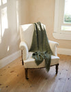 The Chantilly Throw - Olive