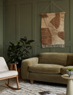 Jethro Sofa 4 Seater in Velvet Khaki