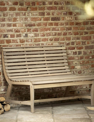 PRE ORDER Curved Natural Outdoor Bench