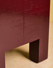 Lisbon Side Table - Cherry Red