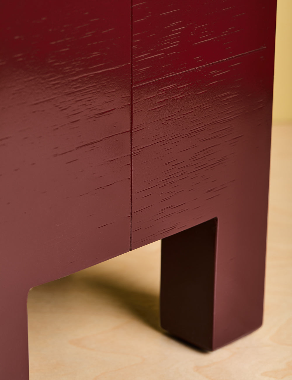 Lisbon Side Table - Cherry Red