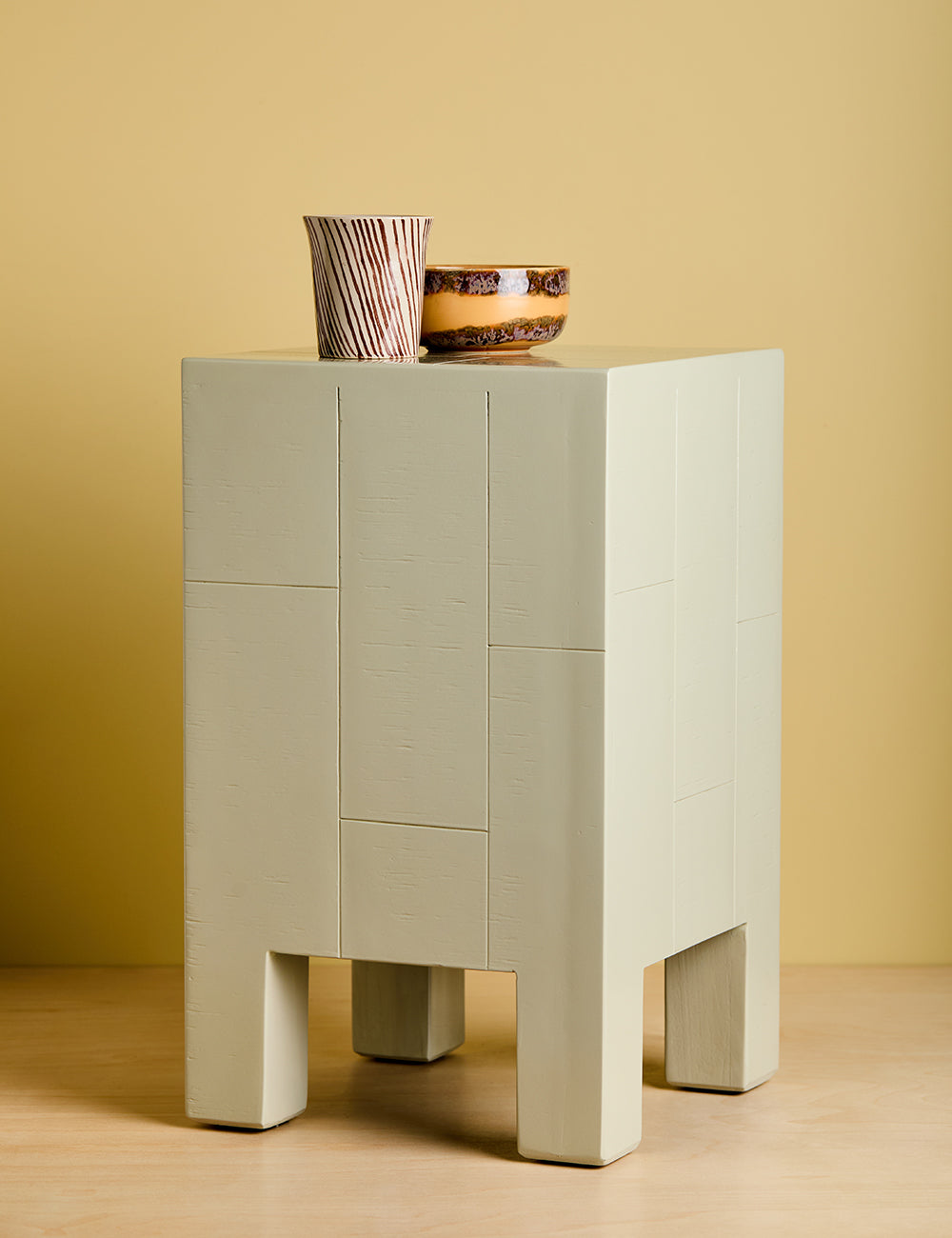 Brick Sand Side Table