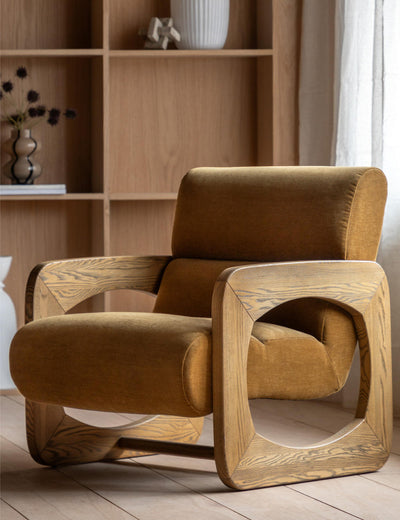 Cristobal Armchair Golden Ochre