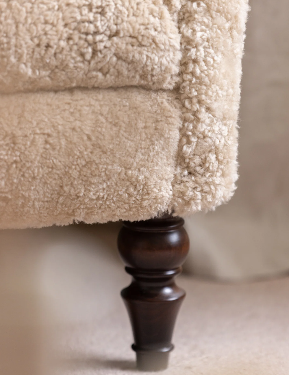Una Armchair in Sheepskin