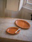 Breakfast Table Large Oval Platter in Terracotta