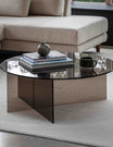 Tinto Glass Charcoal Coffee Table
