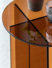 Tinto Bronze Glass Side Table