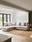 Penny Chaise End Sofa - Left Hand Facing in Vintage Green Velvet