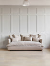 Penny Sofa 2 Seater With 1 Seat Cushion in Velvet Duck Egg