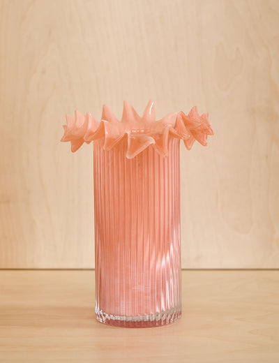 Pink Froufrou Vase