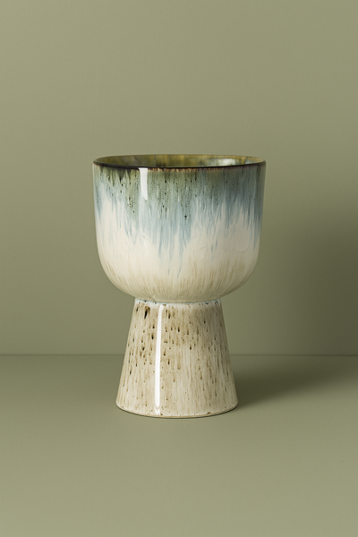 HKLIVING 70's Ceramics Glacier Retro Flower Pot