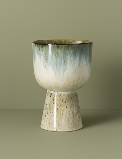 HKLIVING 70's Ceramics Glacier Retro Flower Pot