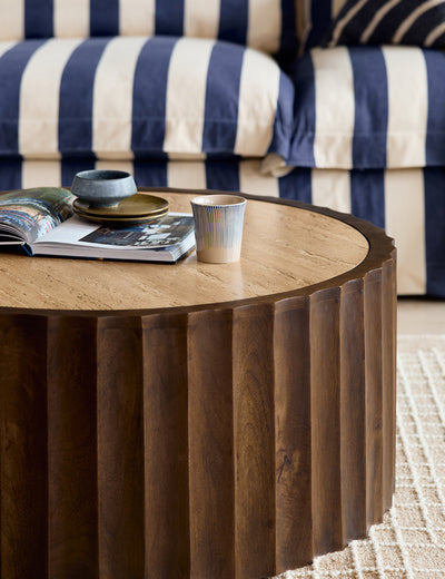 Fluted Coffee Table