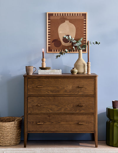 Dawson Dark Wood Chest of Drawers
