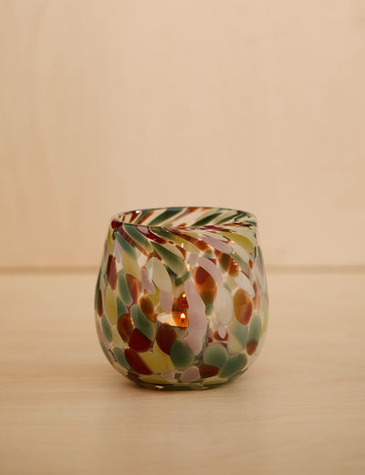 Colourful Tealight Holder