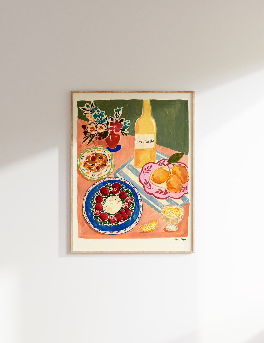 Charlie Taylor Design Sicily Dinner Print