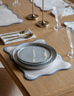 Set of 4 Scallop Edge Placemats