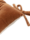 Cotton Velvet Seatpad Rust