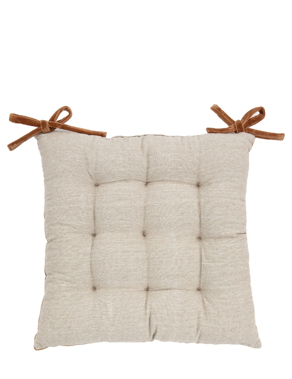 Cotton Velvet Seatpad Rust