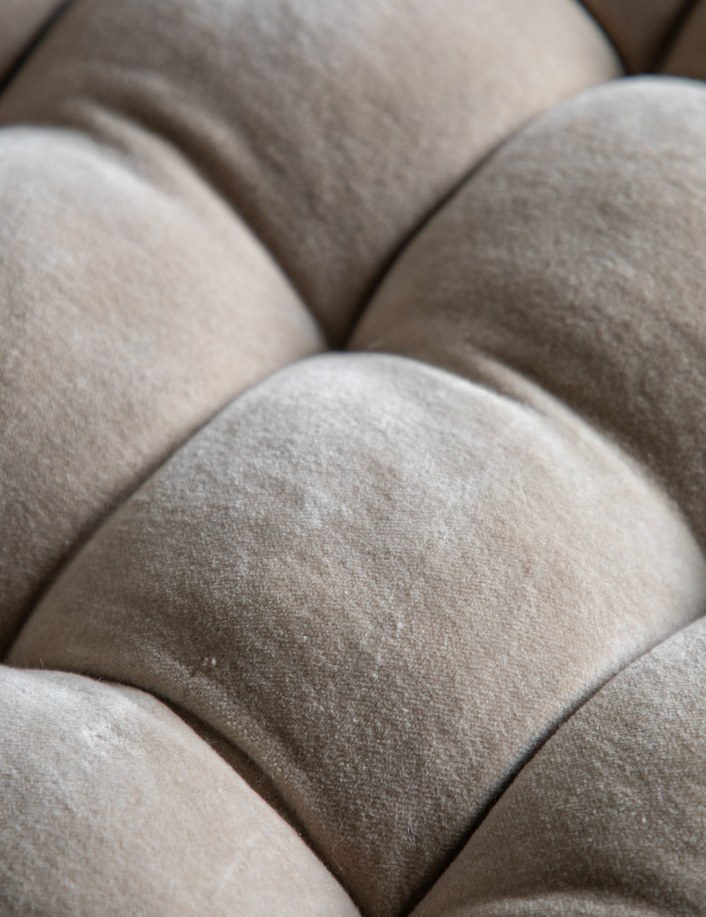 Cotton Velvet Seatpad Natural