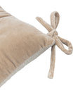 Cotton Velvet Seatpad Natural