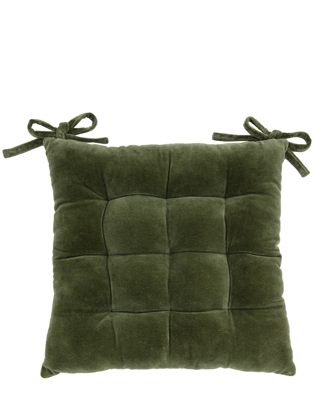 Cotton Velvet Seatpad Olive