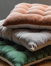 Cotton Velvet Seatpad Olive