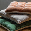 Cotton Velvet Seatpad Rust