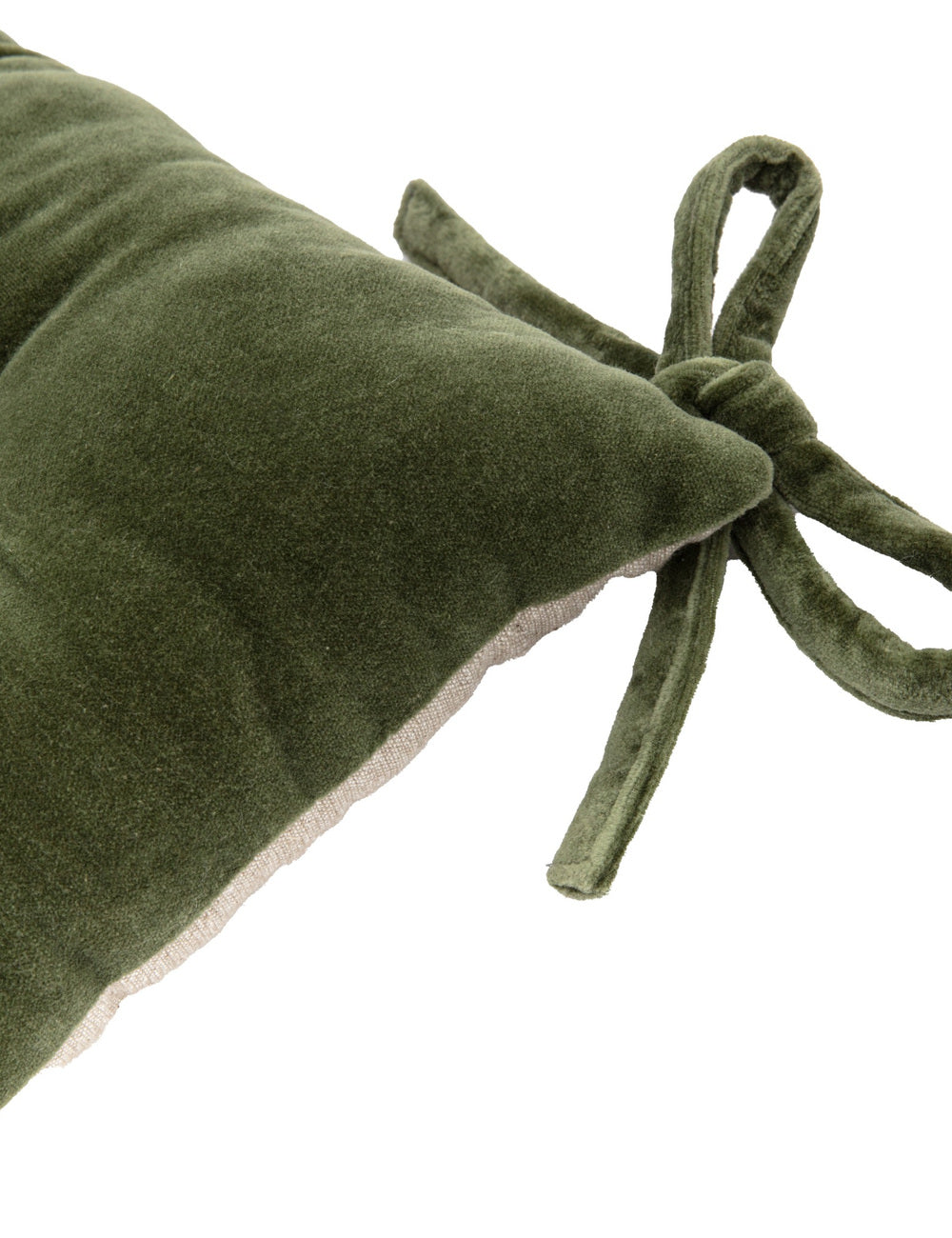 Cotton Velvet Seatpad Olive