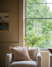 The Salthouse Linen Cushion in Clay