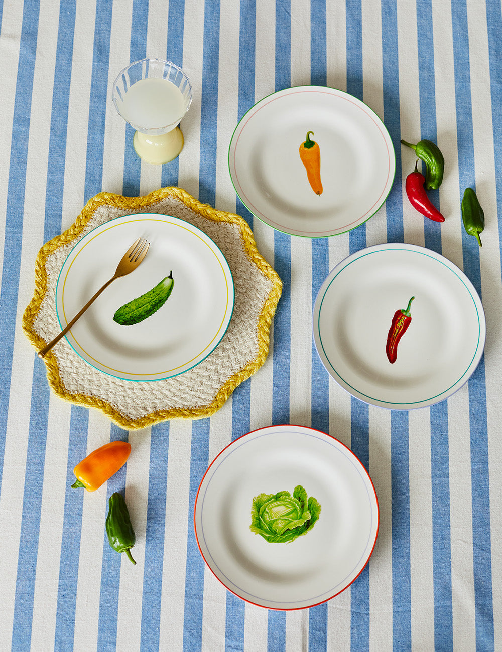 Colourful tableware hot sale