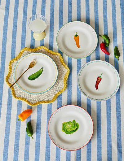 Set of 4 Vegetable Plates