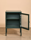 Small Simkin Bedside Cabinet in Olive Right Hand Opening